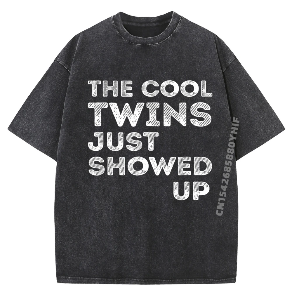 

Мужские топы The Cool Twins, просто показали забавные футболки с рисунком близнецов, удобная стираная одежда из 100% хлопка