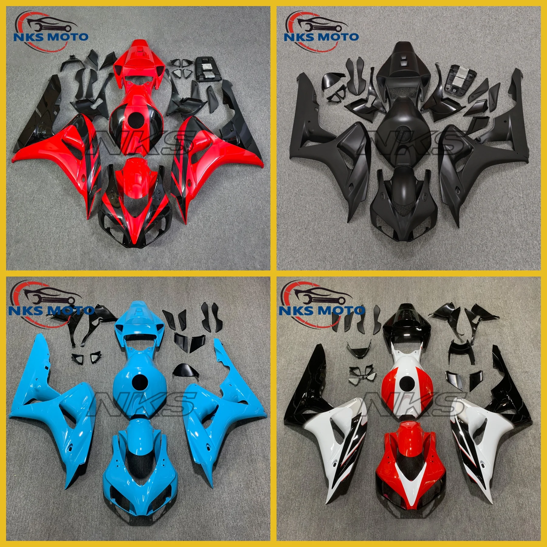 For CBR1000RR CBR1000 RR 1000RR 2006 2007 Motorcycle Accessories Fairing Kit Injection ABS Plastic Bodywork Sets White Repsol