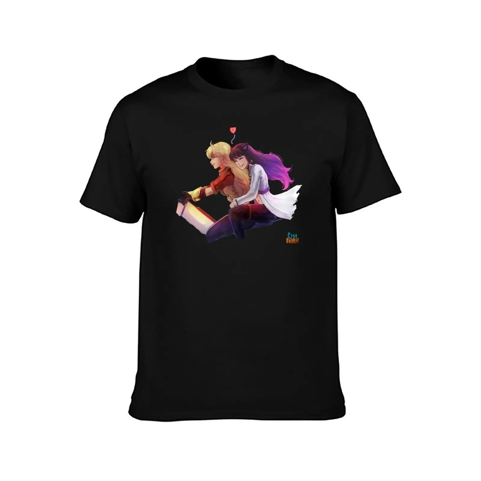 Bumbleby - Yang & Blake T-Shirt, Summer Casual Cotton Tee, Oversized Streetwear Tops, Vintage Graphic Print, Unisex Men Women