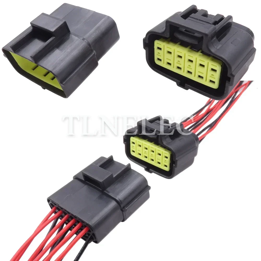 12 Pin Way Car Sensor Wiring Cable Socket with Wires Auto Modification Connector Accessories 174663-2 174661-2 184058-1 368537-1