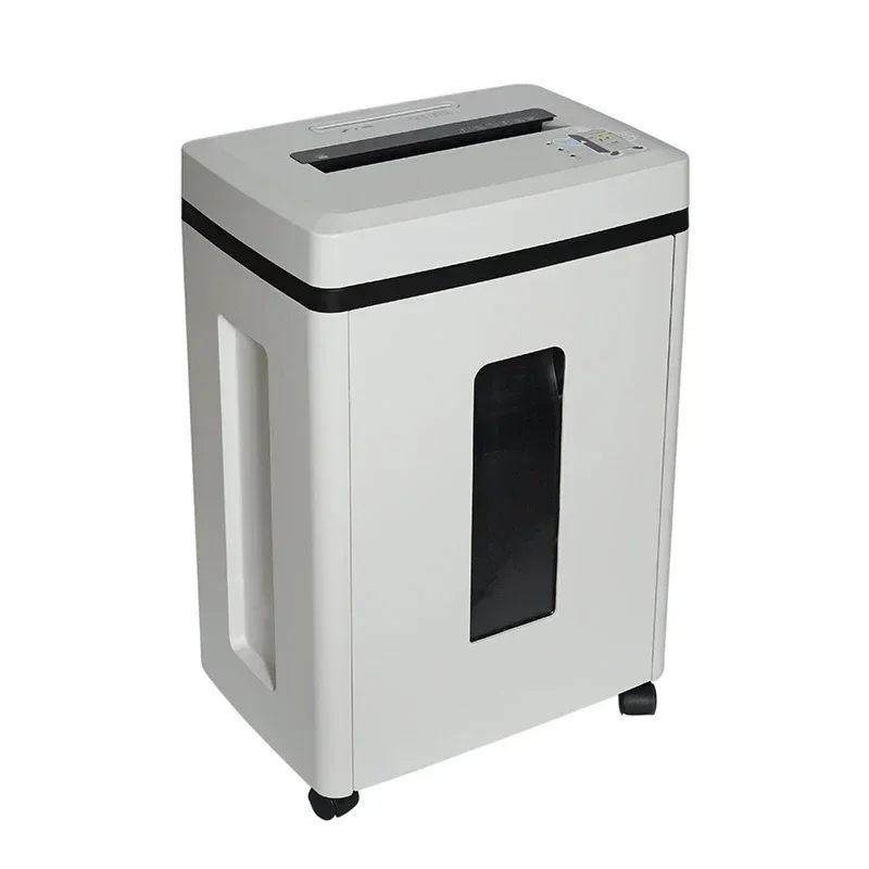 22L Electric Shredder Level 4 Secrecy Shredded Card Shredded Disc Mute Office Household Shredder 2*10mm Shredded Paper
