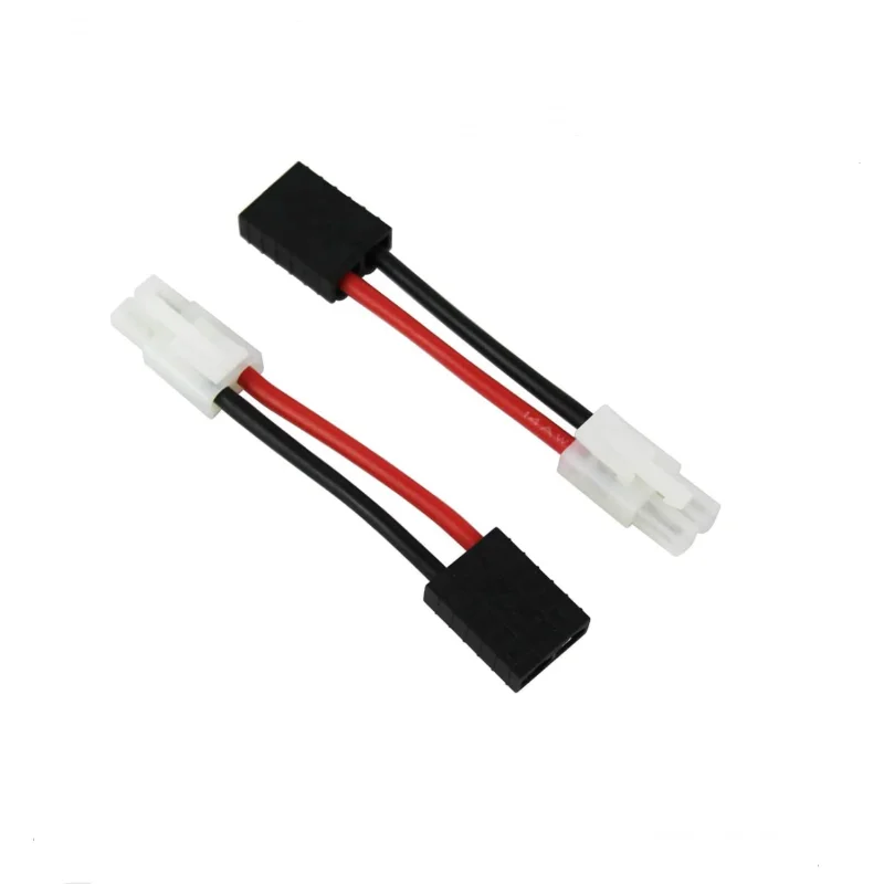 2Pcs 12awg 4cm TRX Male Female toTamiya Deans EC3 EC5 XT60 XT90 With Cover Male Female Connector Adaptor Plug for Rc Battery ESC