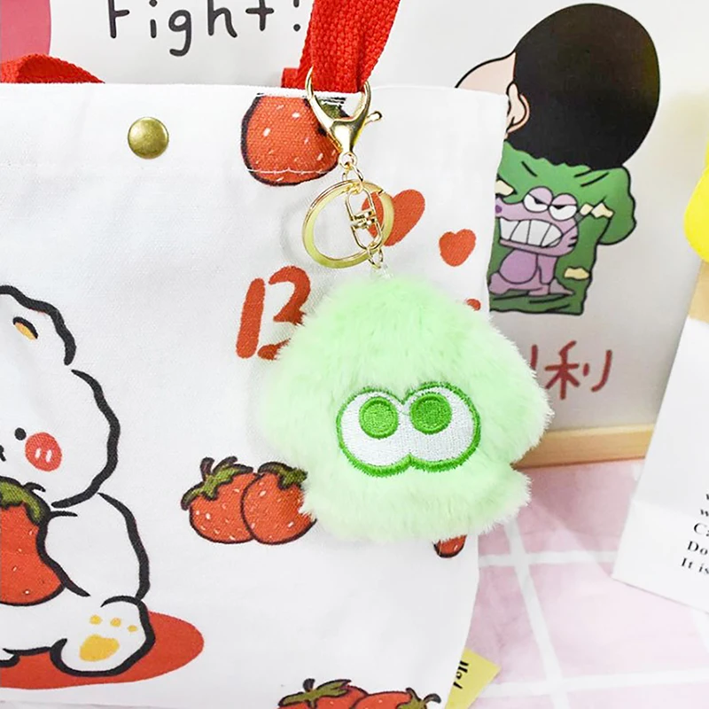 Splatoon Inkling Plush Keychain Anime Orange Red Inkling Kawaii Animal Backpack Pendant Soft Stuffed Cartoon Toy Doll Kid Gift