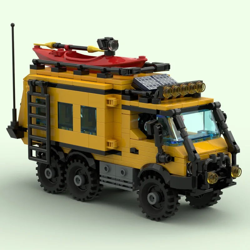 

475 шт., модель Off-road Adventures Jungle Offroader 6x6, детальный Moc Diy, строительный блок, игрушка на день рождения, подарок для любителей бездорожья