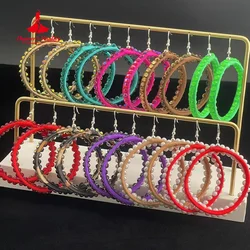 Latin Dance Earrings Adult and Children's Competition Accessories Ballroom Dancing Modern Dancing AB Stones Performance Jewelry