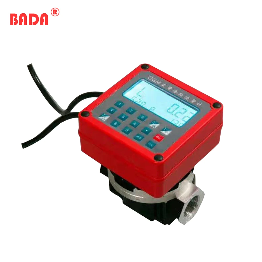 ISO9000 220V 1 inch  Digital oval gear diesel flow meter