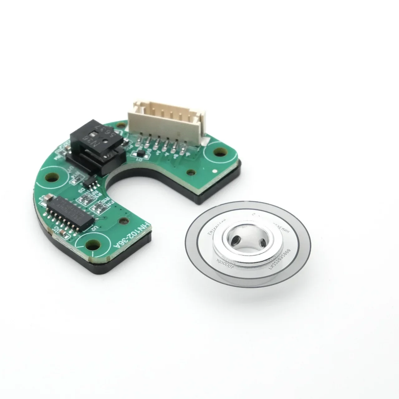 1000ppr ab 2 fases para 57mm 9731 disco de código de motor de passo industrial HN102-36A 8mm furo 360ppr 1000 lpr diy nema 23