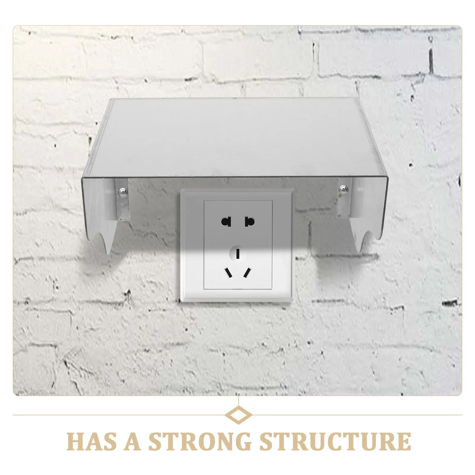 Heavy Duty Stainless Steel Weatherproof Cover for Outside Outlet Receptacle Switch Box Camera Doorbell Keypad Fingerprint Lock