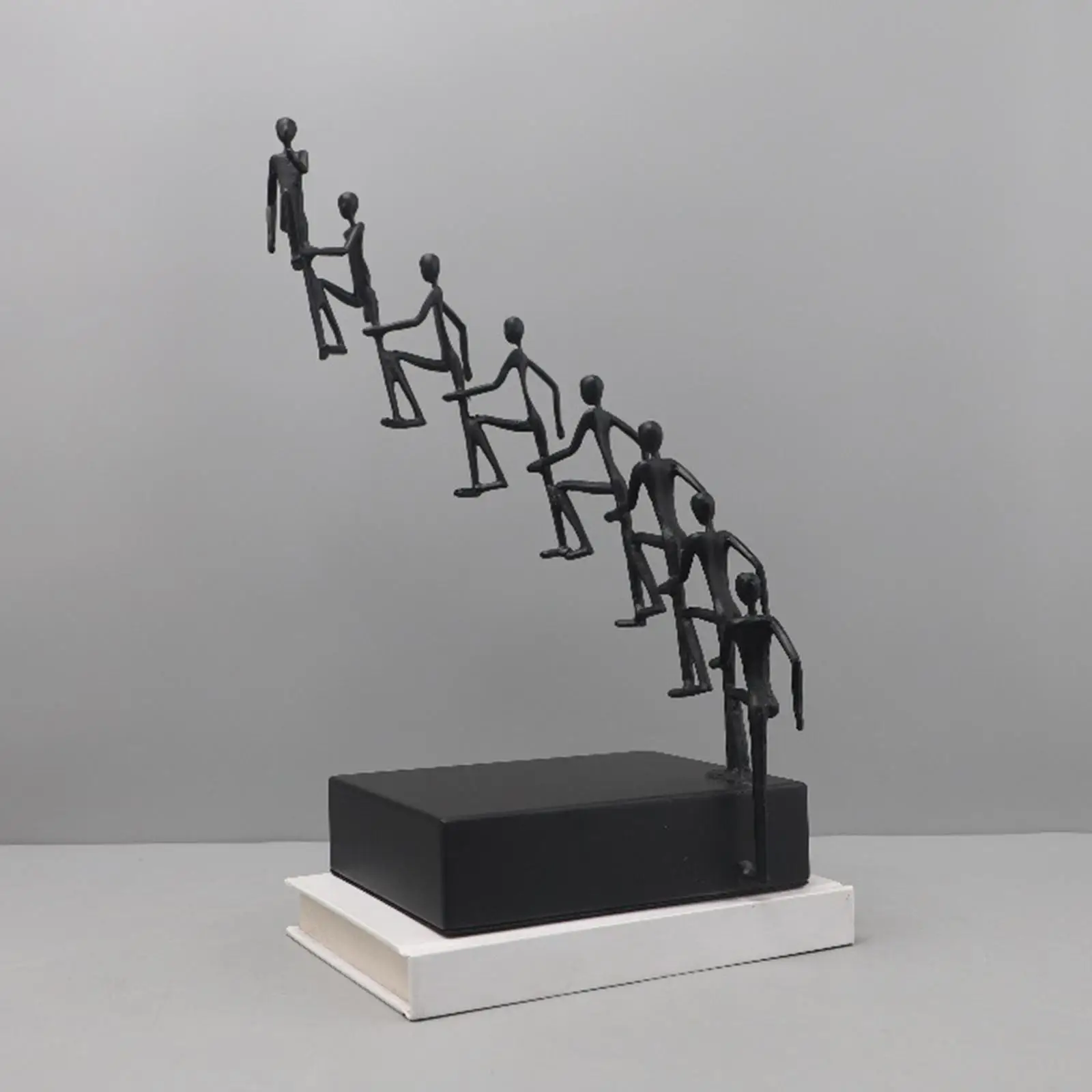 

Art Statue Crafts Metal Abstract Sculpture for Office Bookshelf Decoration