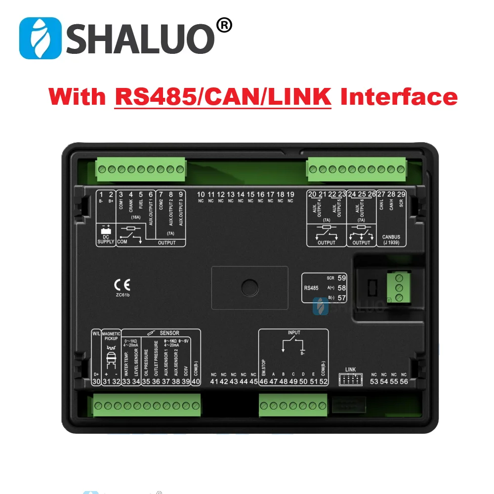 SmartGen APC615 Water Pump Unit Controller Control Module For EFI and non-EFI Engine With RS485 CAN LINK Interface