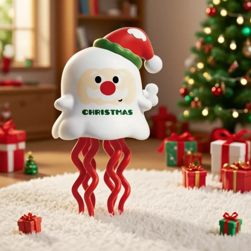 Handheld Mini Ghost Doll Magical Dance Octopus Christmas Toy Creative Stress Relief Halloween Children's Sensory Puzzle Gift
