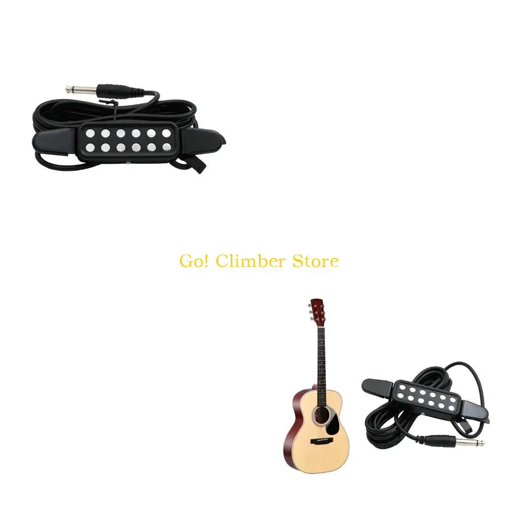 Q84C 12 ثقب الصوت لاقط الجيتار محول الطاقة الكلاسيكي لاقط الكميات الكهربائية #1