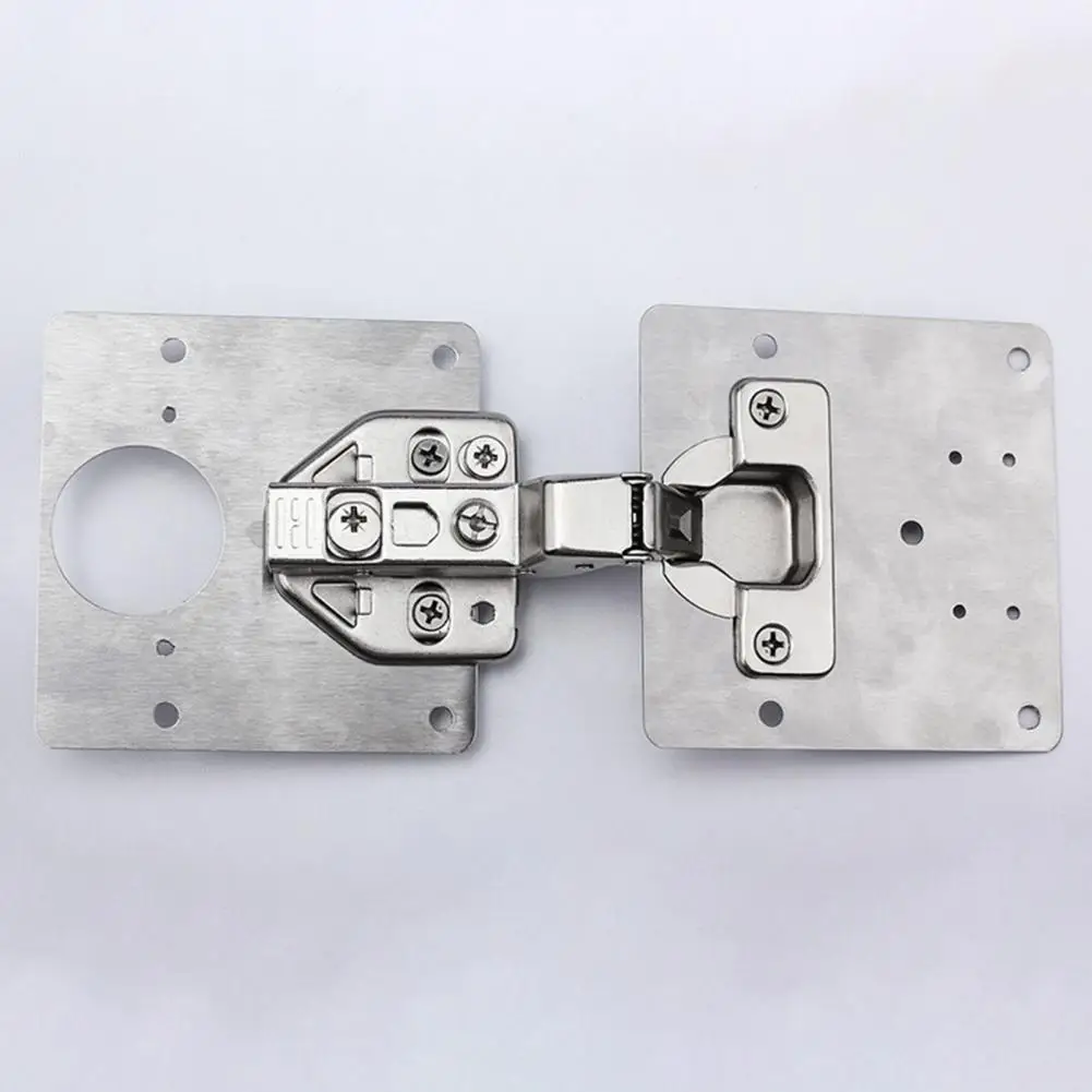 

Durable No Deformation Strong Compatibility Heavy Duty Hinge Repair Plates Easy to Install Hinge Repair Plates for Furniture