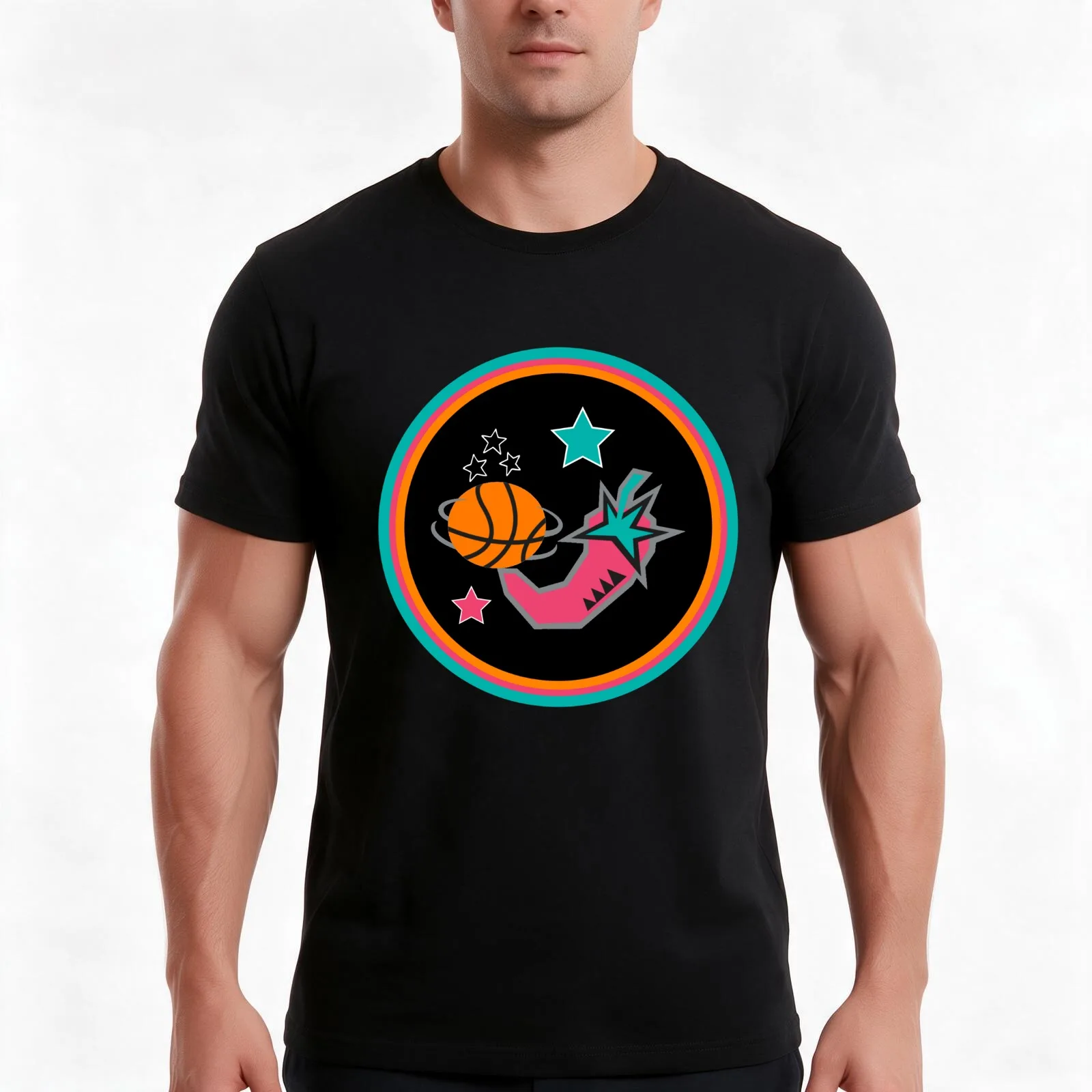 Two Shots Podcast Fiesta Colorway T-Shirt Summer Casual Cotton Tee Oversized Streetwear Tops Vintage Graphic Print