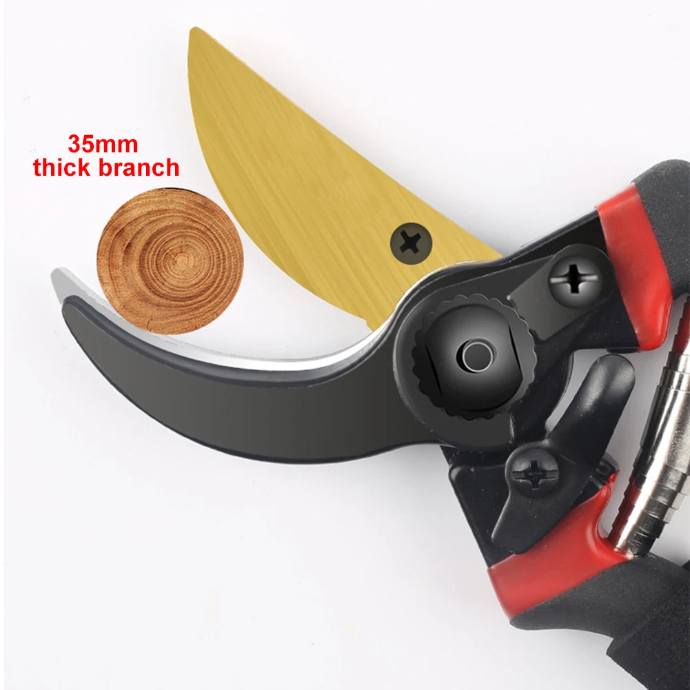 Garden Pruning Shears High Carbon Steel Hand Pruner Tree Trimmer Sharp Branch Shears Cutter Plant Scissors Garden Tools