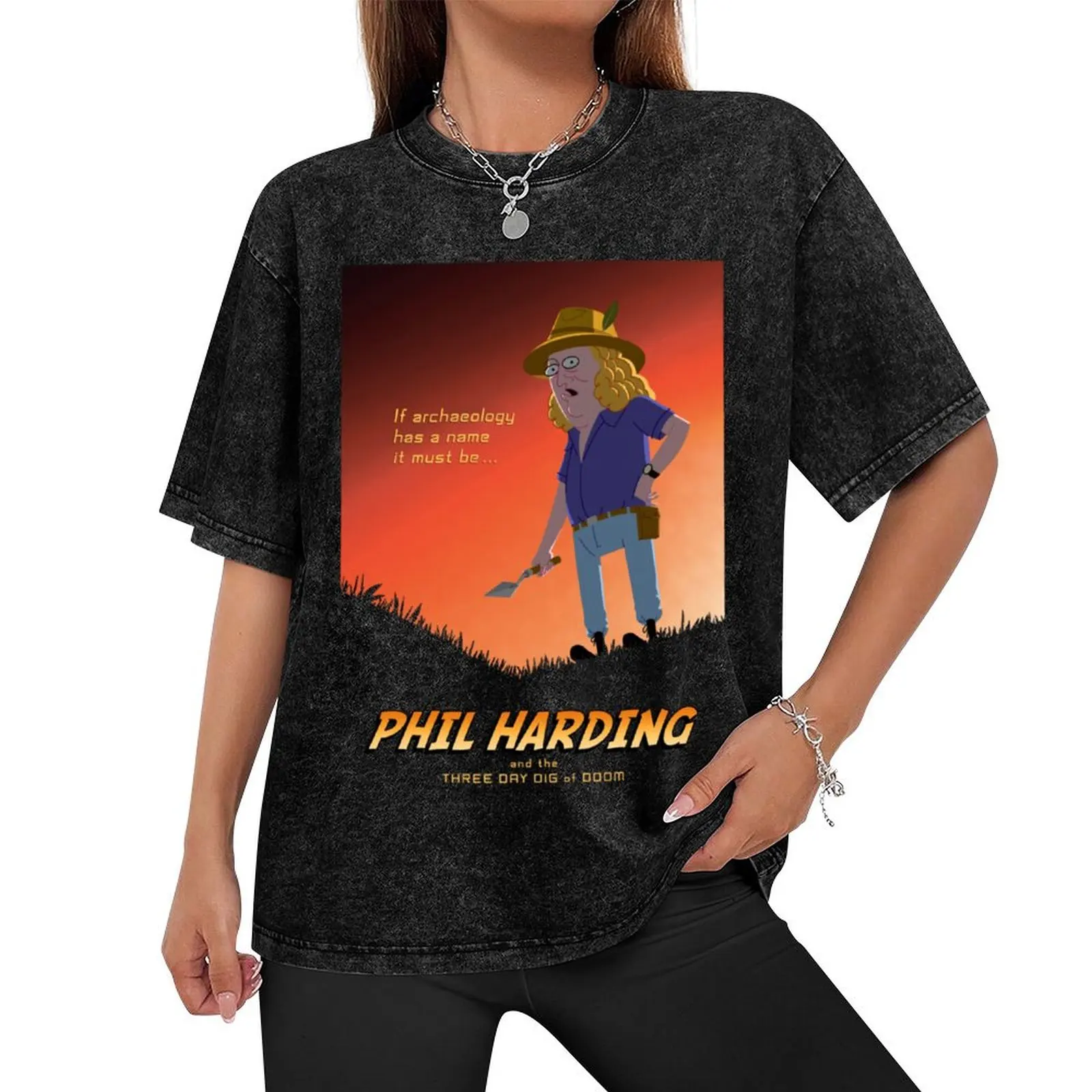 Phil Harding - Time Team T-Shirt valentines clothes summer shirt mens t shirts casual stylish