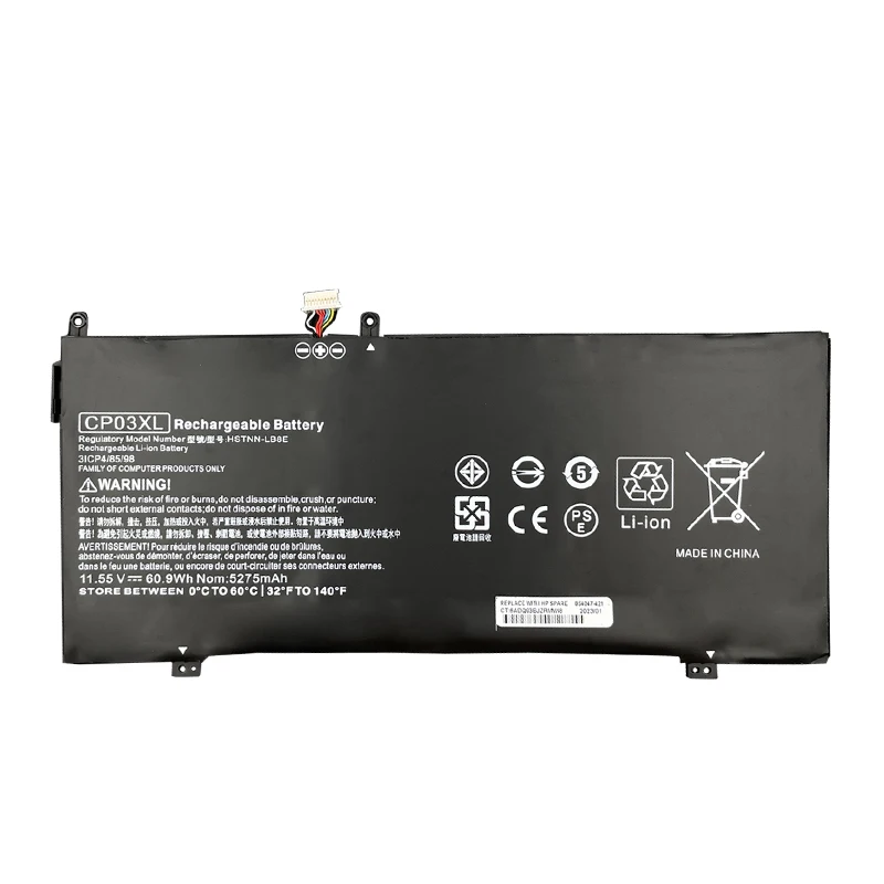 Imagem -05 - Bateria do Portátil Cp03xl para hp Spectre X360 13-ae049ng 13-ae040ng 13-ae011ur 13-ae052nr 929066421 929072855 Hstnn-lb8e