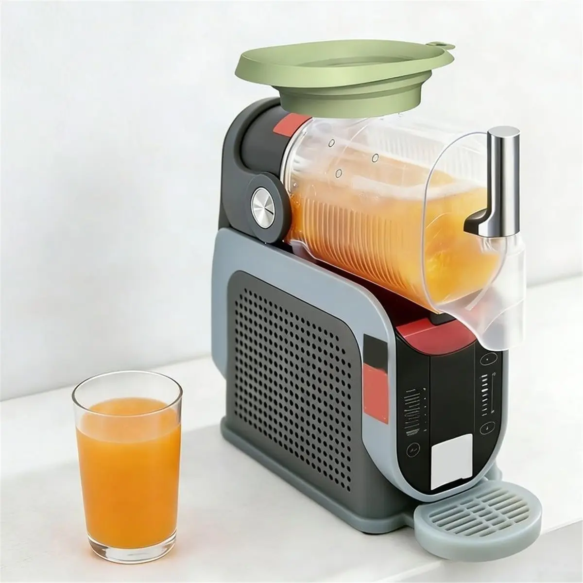 (SPOR) Leak-Proof Silicone Funnel Deflector for Ninja Slushie Machine Models-for Juice Blenders, Smoothie Makers Black