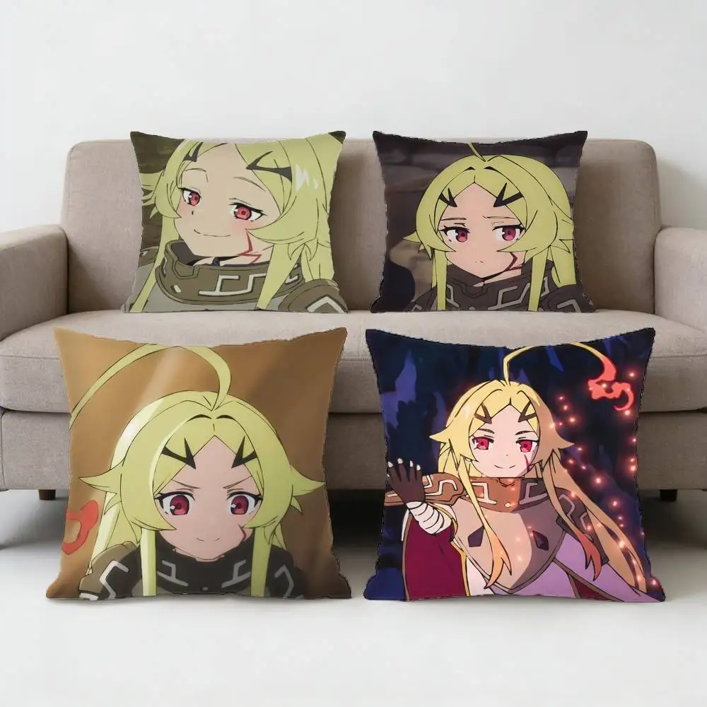 

Sentenced to Be a Hero Teoritta Pillow Case Anti-dustmite Pillowcase Invisible zipper silky Sofa cushion cover for bedroom