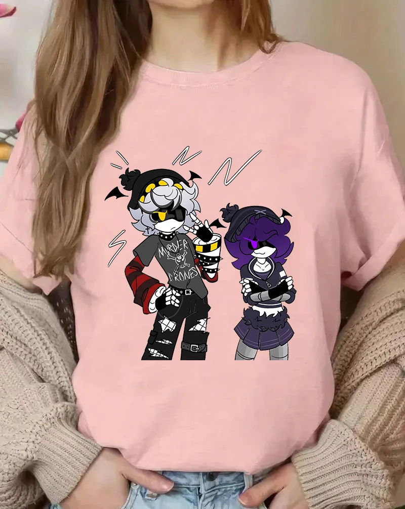MURDER DRONES T-Shirt 2026 New Women Men Summer Fashion T-shirt Tops Harajuku Comic Round Neck Short Sleeve Trendy Unisex Tees