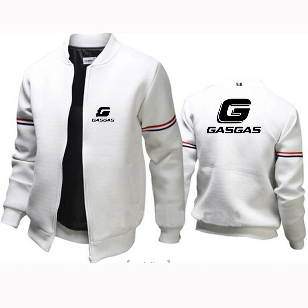 Motorcycles GasGas Printed Men's New Long Sleeves Fight Jackets Outdoor High Quality Fashion Zip Hoodies Cardigan Coats Top