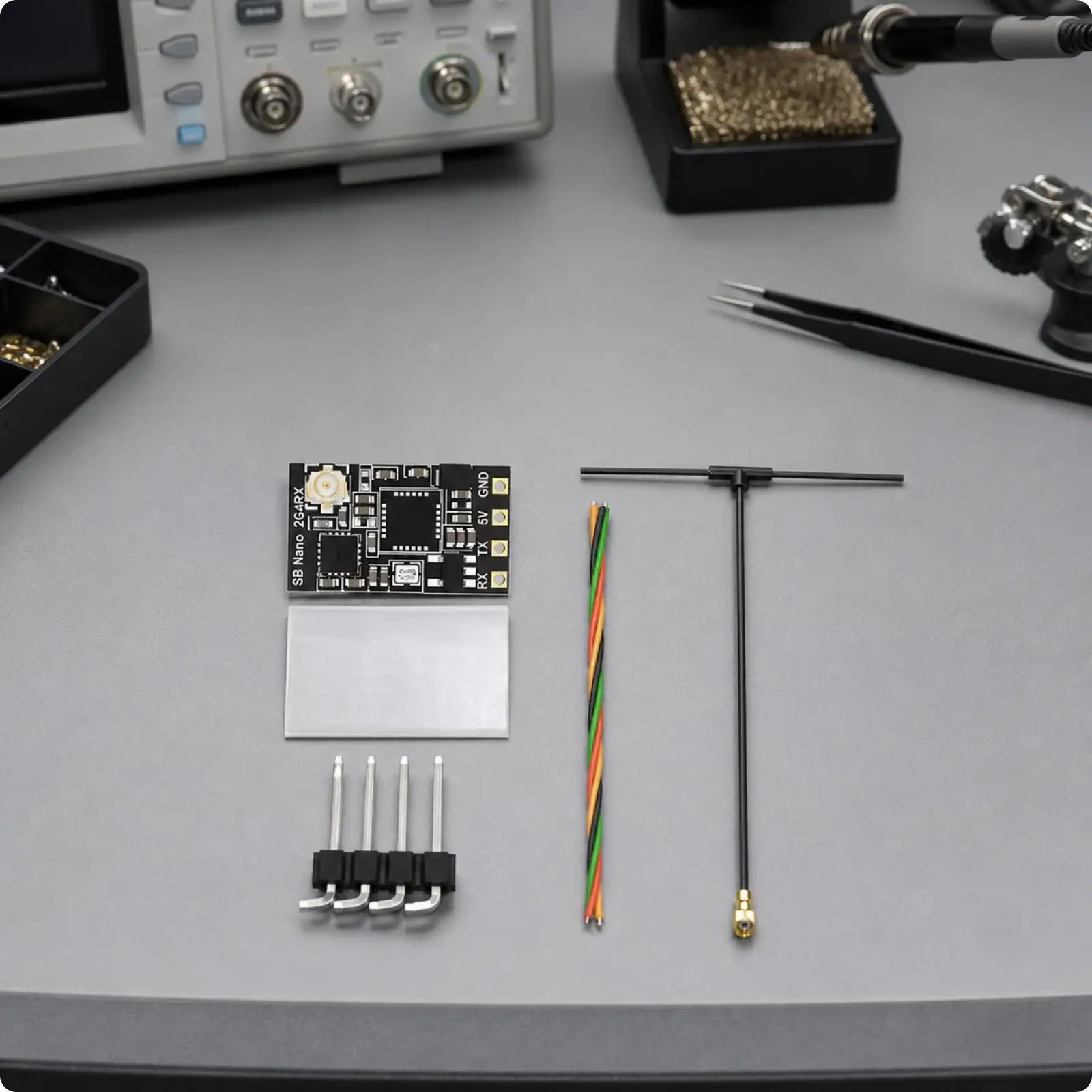 2.4 GHz ELRS FPV RX Module Compact ELRS 2.4GHz RX Lightweight for Radiosteered Aircraft