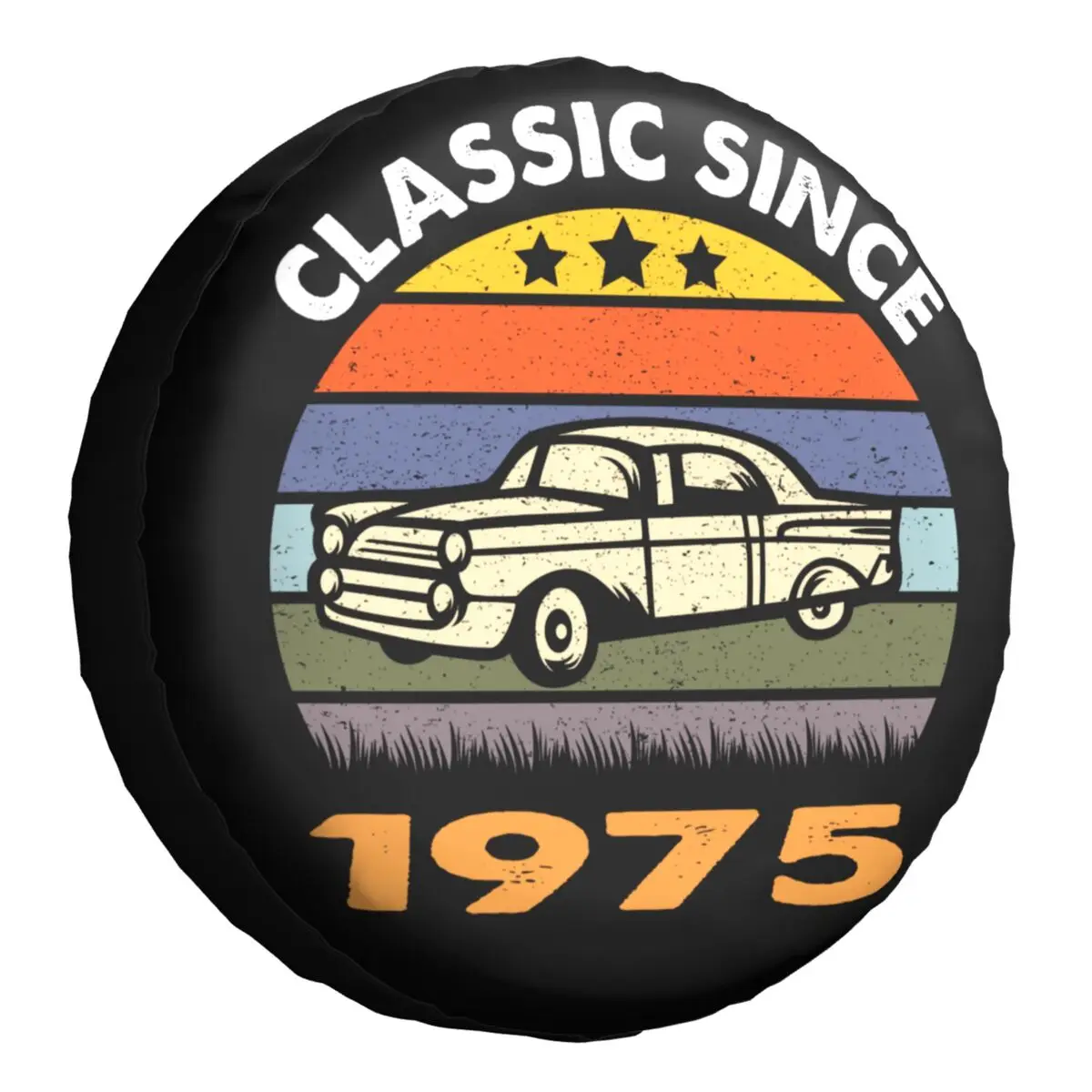 Classic Since 1975 Spare Tire Cover Case for Jeep Pajero Birthday Gift Car Wheel Protectors Accessories 14