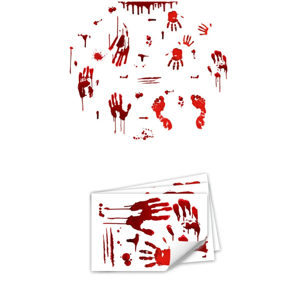 

Easy To Apply Halloween Stickers Diy Scrapbooking Eerie Ambiance 20*30cm Halloween Wall Stickers Clean Removal