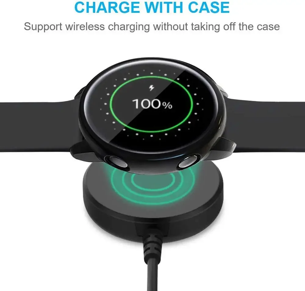 삼성 갤럭시 워치 6 5 4 용 케이스 화면 보호기 TPU 만능 범퍼 보호 커버, 40mm 44mm, 액티브 2 용