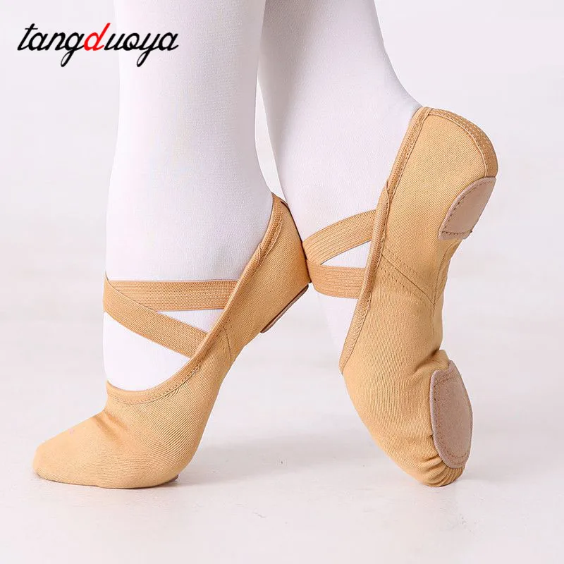 Dance Jazz Shoes Ballet Shoes for Women Children practice dancing shoes for women kids elastic dance shoes adult