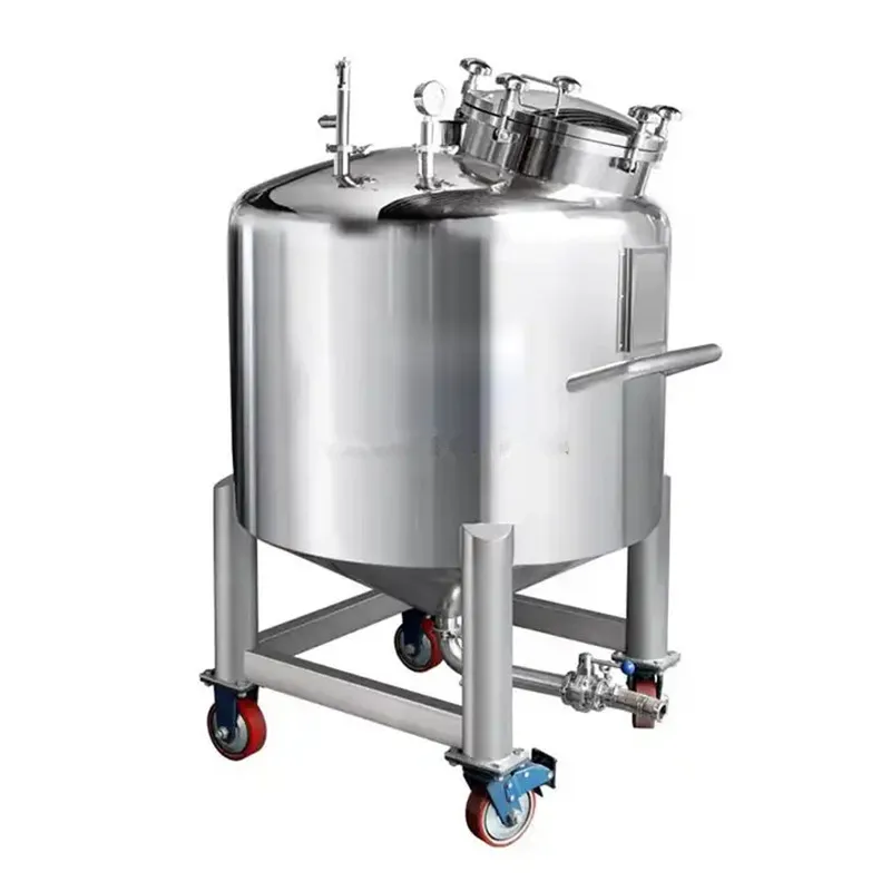 Customized Capacity Stainless Milk Cooling Tank Liquid Sterilizer Pasteurization Machine