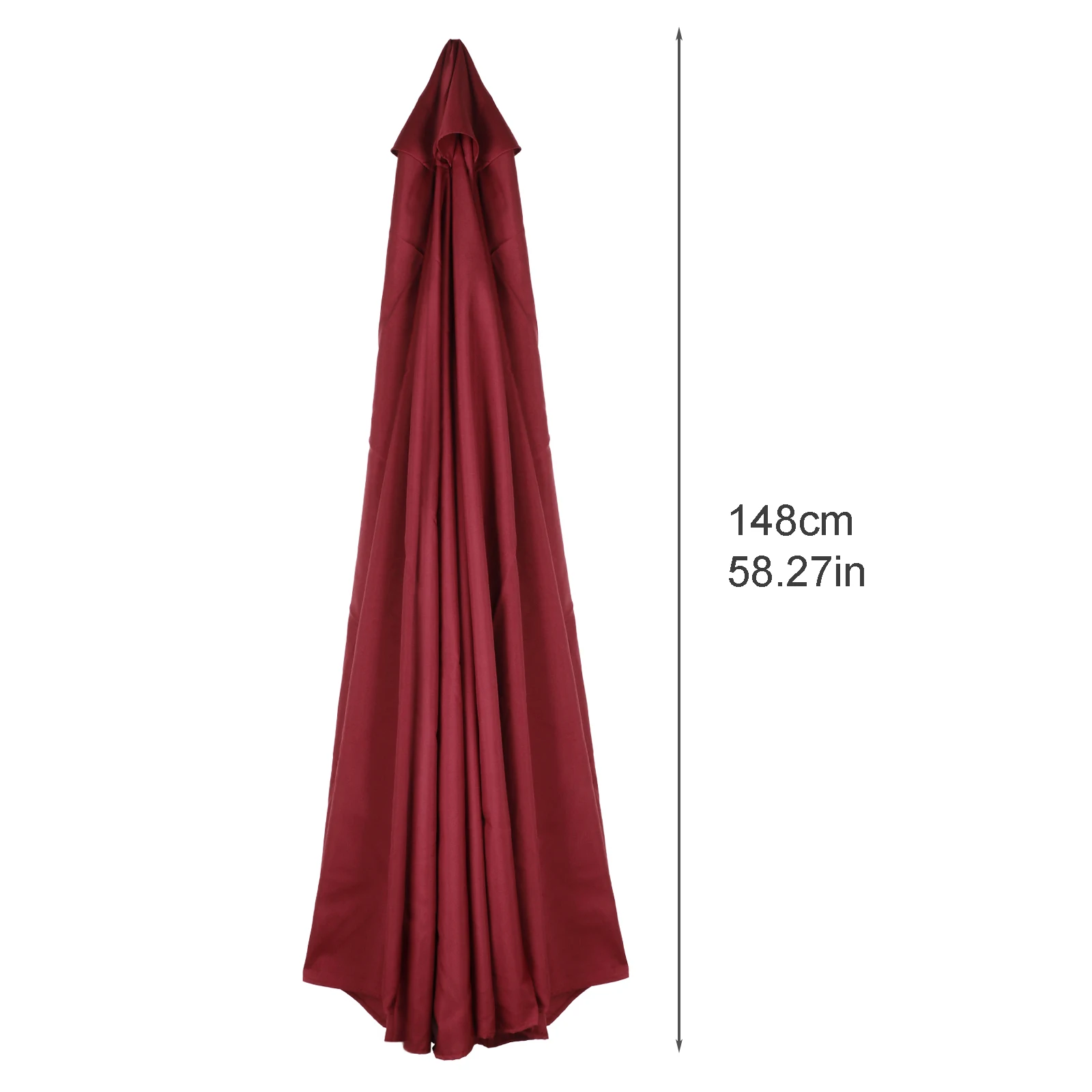 Outdoor Umbrella Replacement Canopy 3 Meters Polyester Cloth Beach Patio Sunshade UV Protection Waterproof Cloth