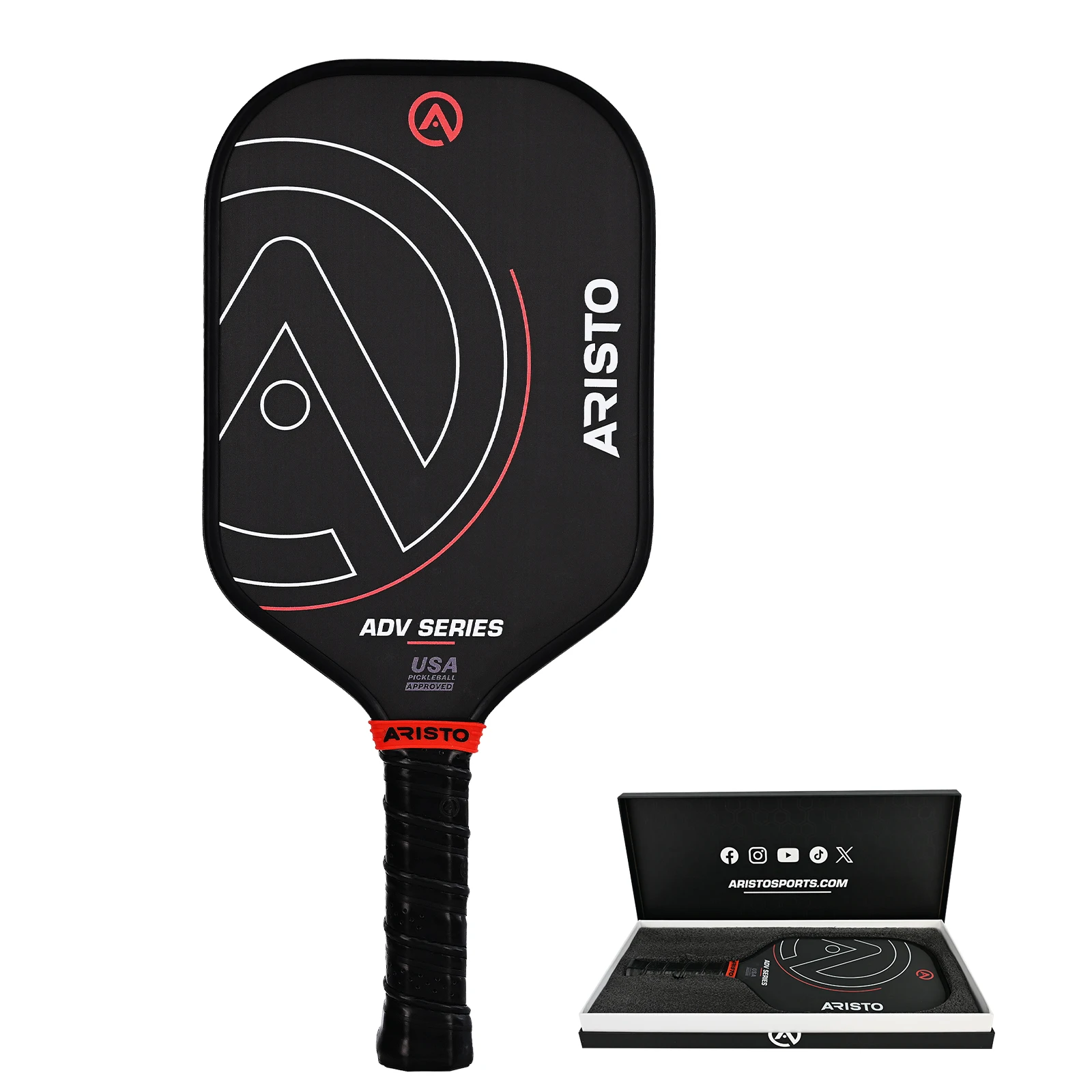 

Ракетка для пиклбола, одобренная USAPA, с улучшенной аэродинамикой, аксессуары для пиклбола, ракетки для пиклбола в коробке — лучший подарок