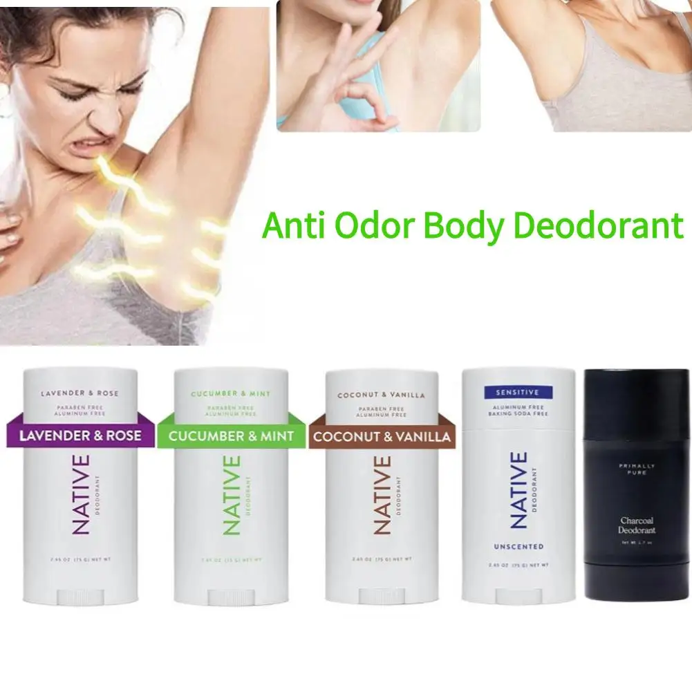 Anti Odor Body Deodorant Natural Underarm Deodorant Refreshing Application Antiperspirant Cream 72 Hour Odor Control