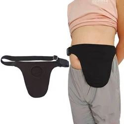 Bolsa de ostomia colgante fija para la cintura, Protector de estoma Universal lavable, accesorios para el cuidado del estoma Abdominal