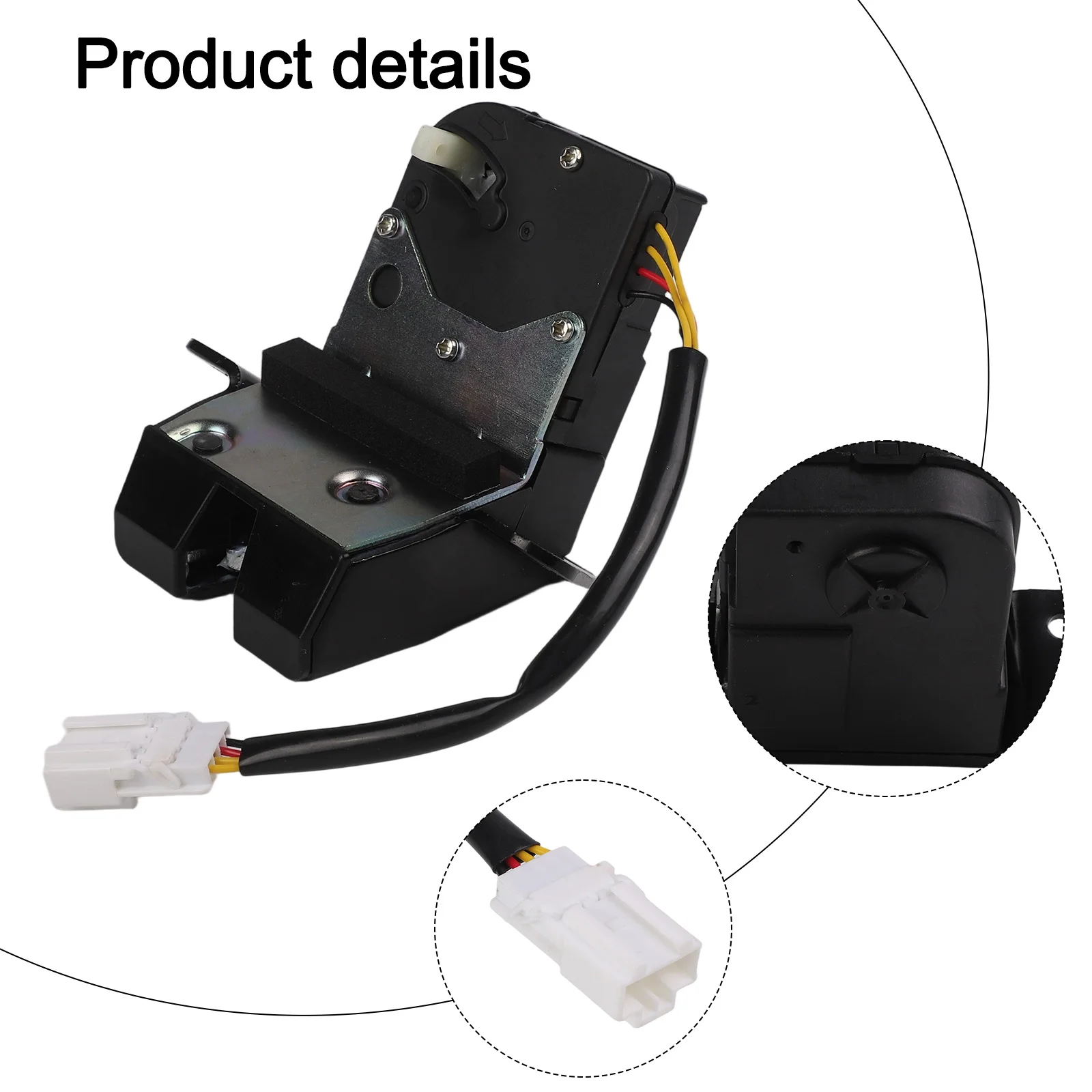 

Замок задней двери, замок двери багажника, автомобильные запасные части, как показано на рисунке, пластиковая и металлическая конструкция, прямая запасная часть