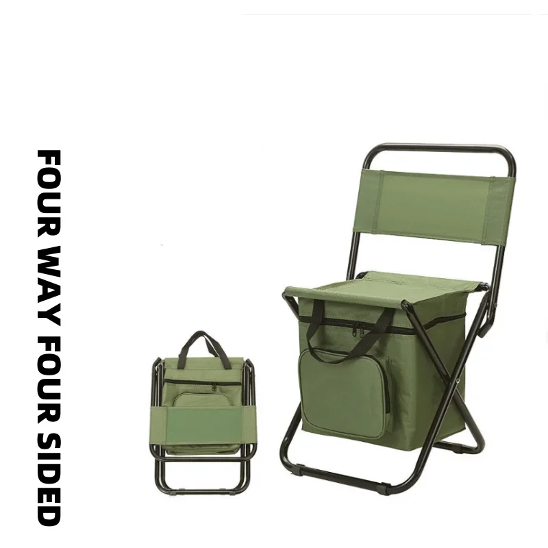 

Портативный складной стул для улицы - стул для отдыха «три в одном» - стул для кемпинга, рыбалки, ледяной рыбалки