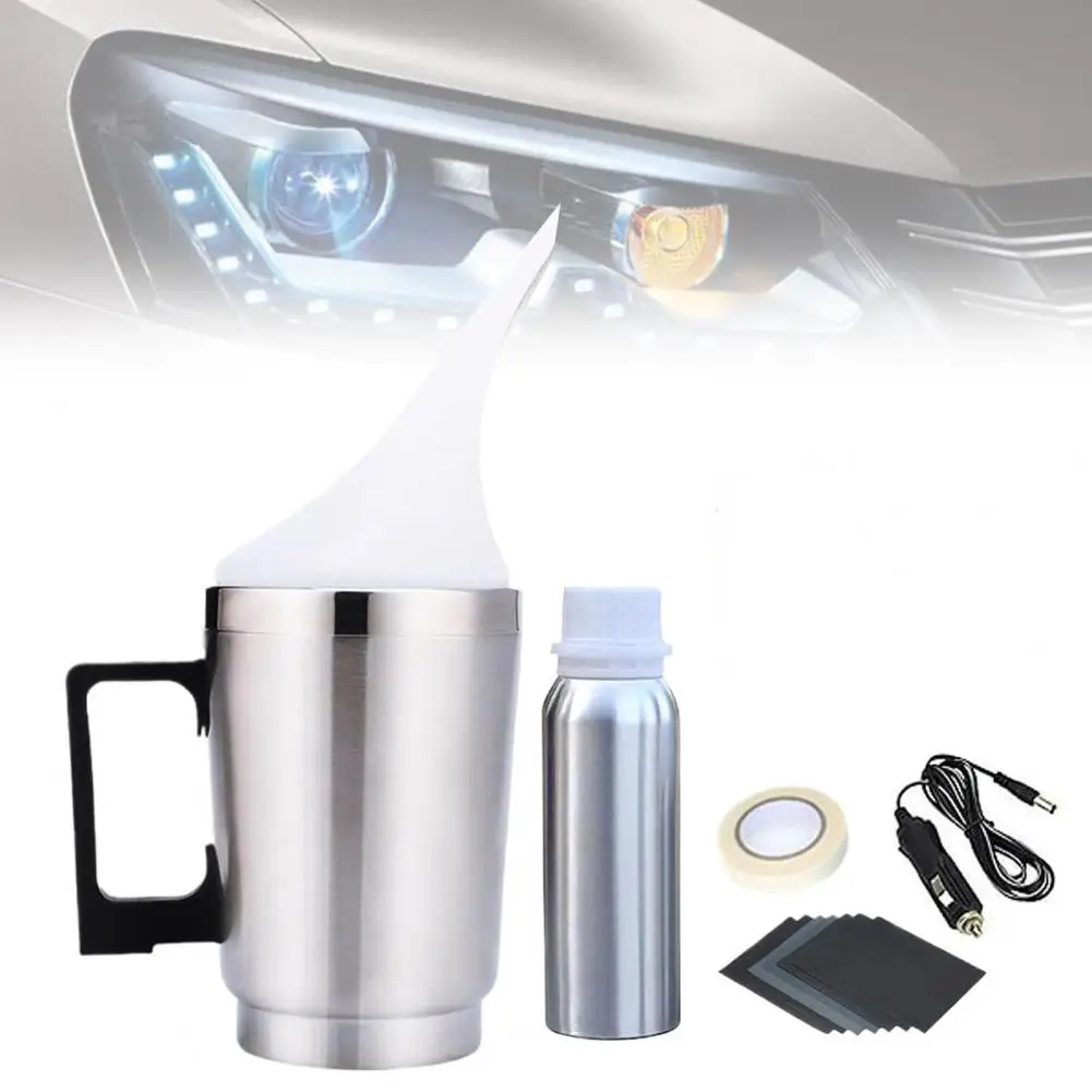 Auto Vapor Headlight Restoration Kit Enhanced Visibility Long Lasting Atomizing Cup Headlight Vapor Renovation Tool