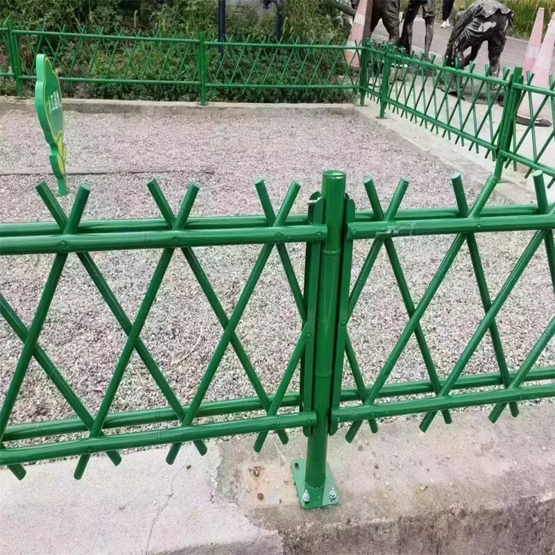 

Бамбуковая садовая декоративная металлическая защитная панель с колонной, искусственный бамбуковый забор для украшения сада