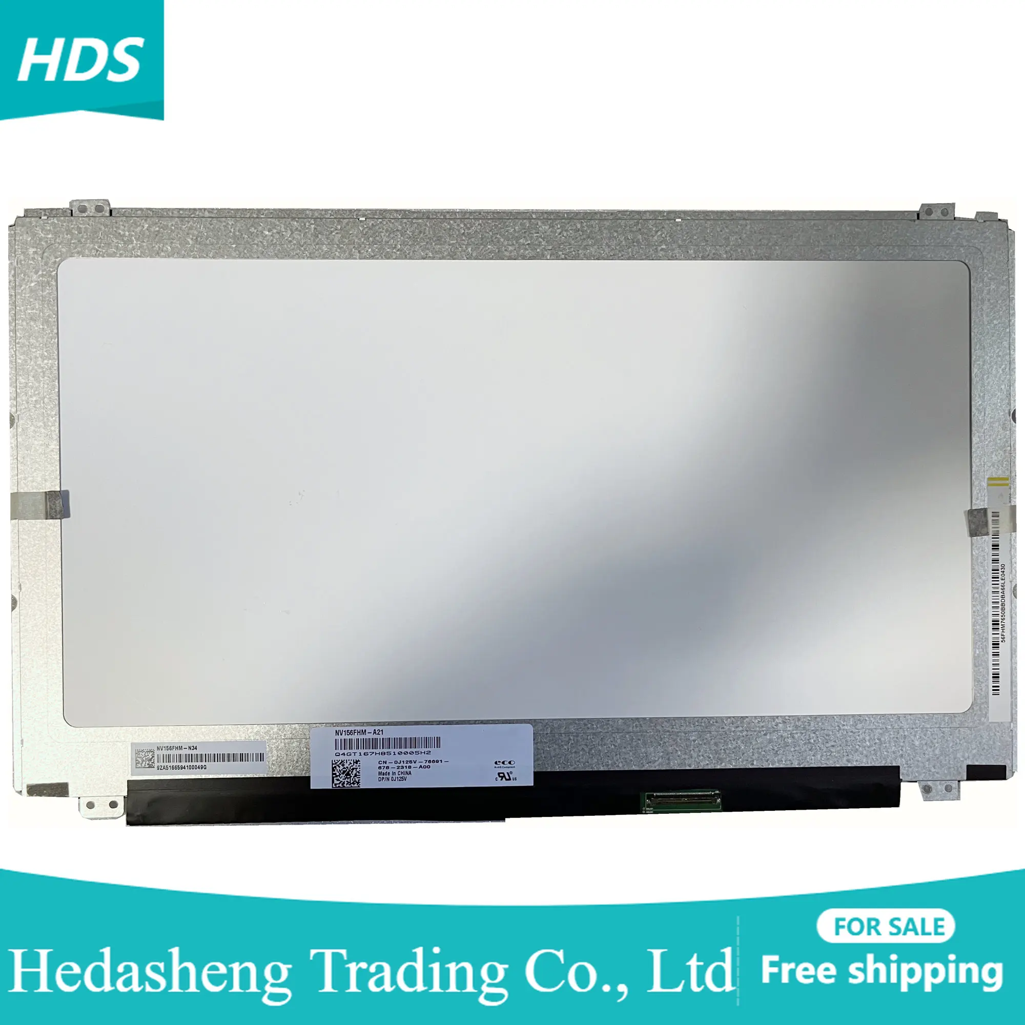 

NV156FHM-A21 NV156FHM-N34 DPN 0J125V Laptop computer 1920×1080 40pins LCD screen 15.6 inch