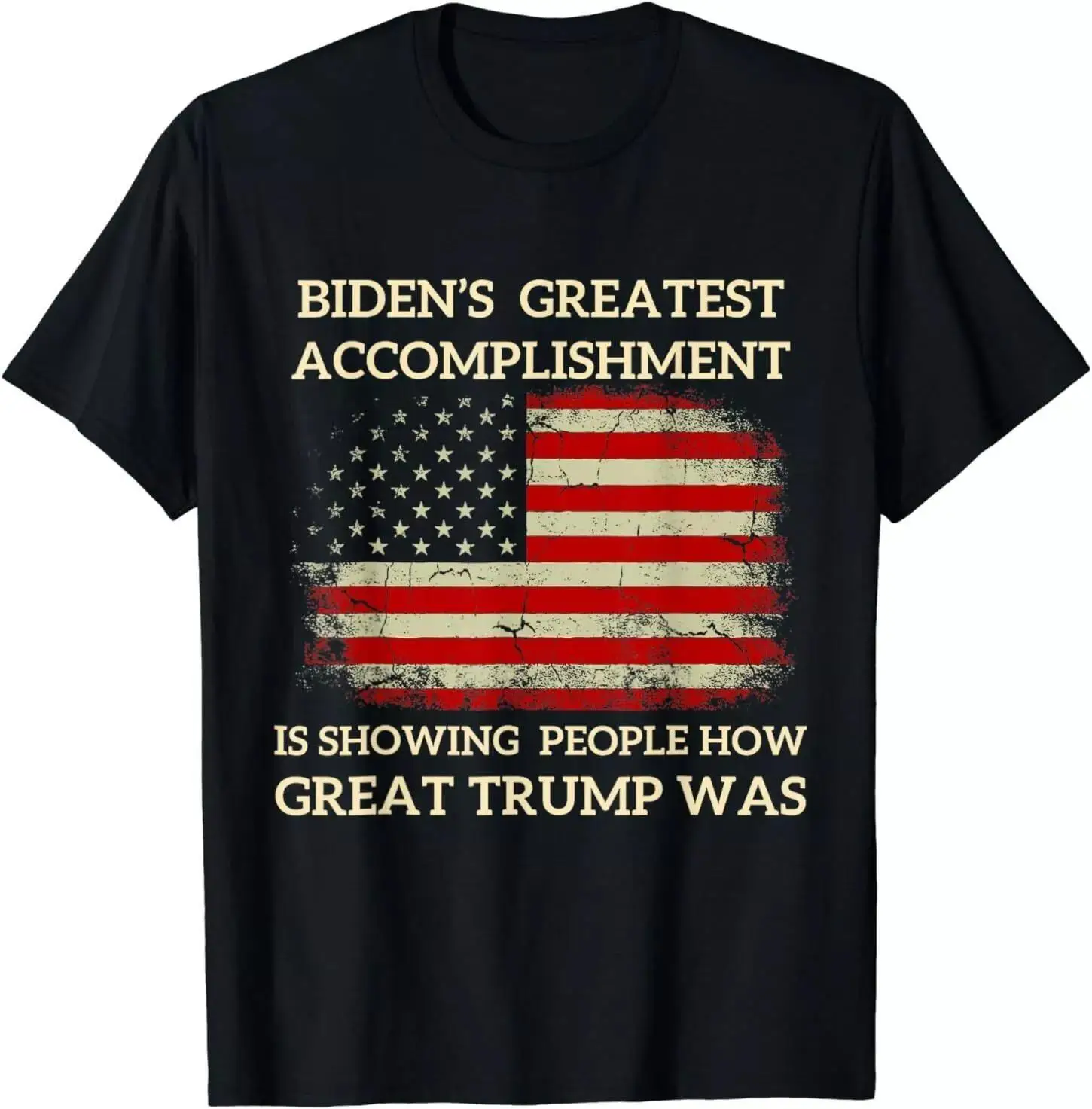 Grappige Anti Biden Bidens Grootste Prestatie Is T-Shirt Prachtig Hot Shirt