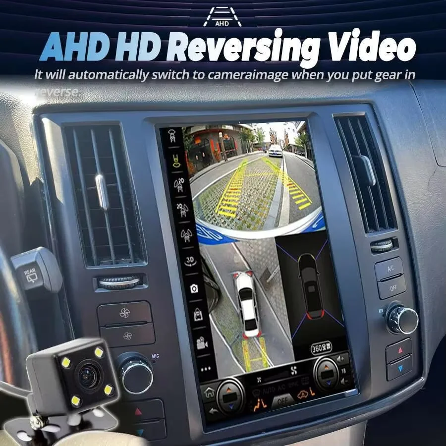 

For Infiniti fx35 FX45 2003-2011 12.1 inch LCD Screen Radio Carplay Android Car Multimedia Stereo Video Player GPS Head Unit