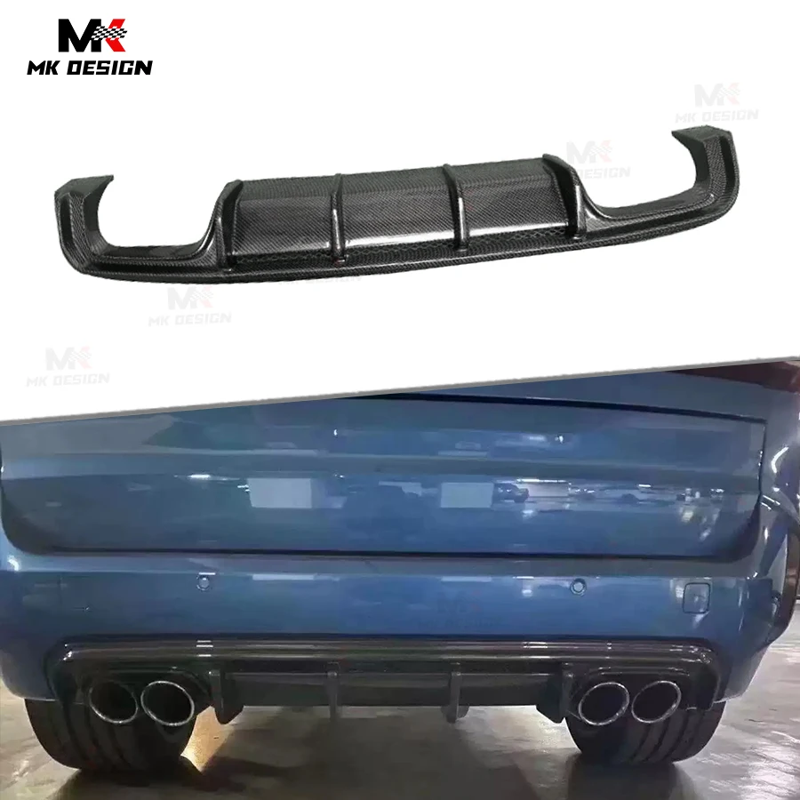 

RKP Style Carbon Fiber Rear Bumper Lip Diffuser for BMW X5M F85 2014-2019 Rear Lip Bumper Diffuser Body Kit Car Accessories
