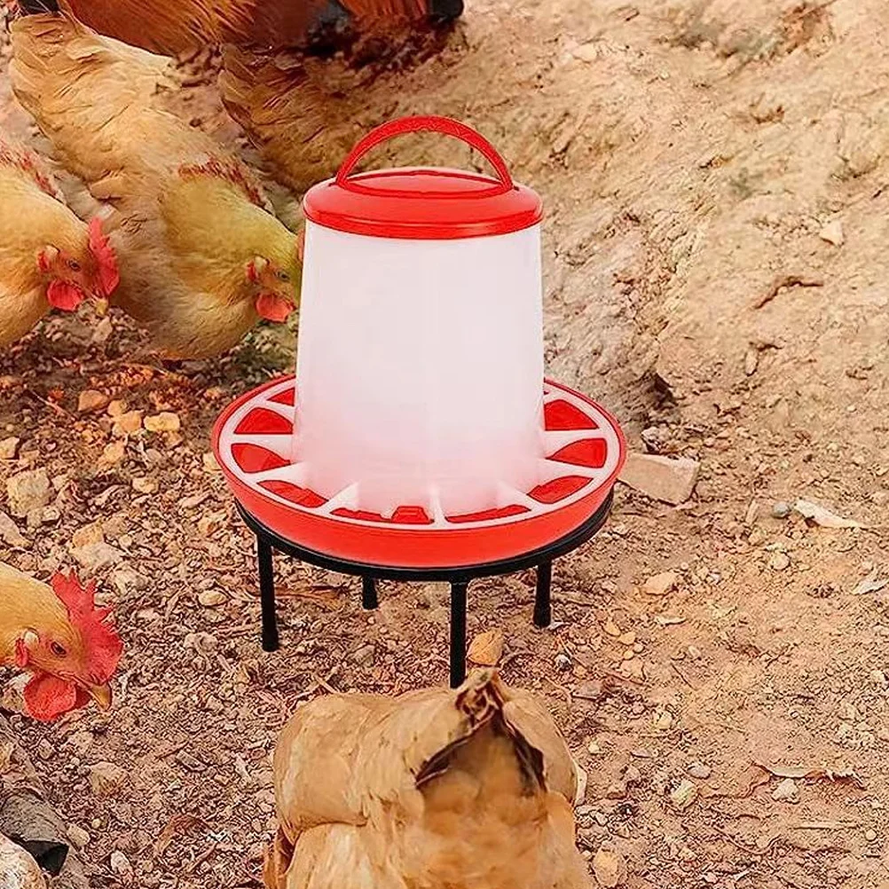 

Chicken Feeder Support Rack Iron Raised Feeder Stand for Dog Cat Chicken Feeding Pet Bowl Holder Pet Supply Dog Food Stand