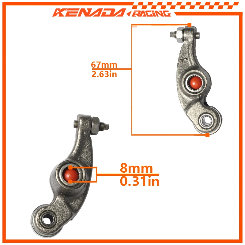 Kenada Racing Rocker Arm Valve Set For VARIO 125/150 Click 125i/150i PCX 125/150 ADV 150 SH 125/150 14430-KZR-600 view 2