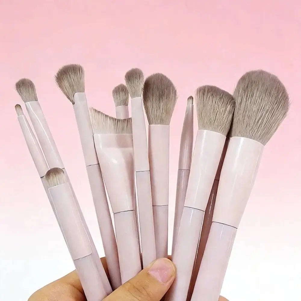 5-13 Piece Durable Soft Beginner Makeup Brush Set Shed-free Blendable Contouring Brush Multi-tasking Concealer Brush