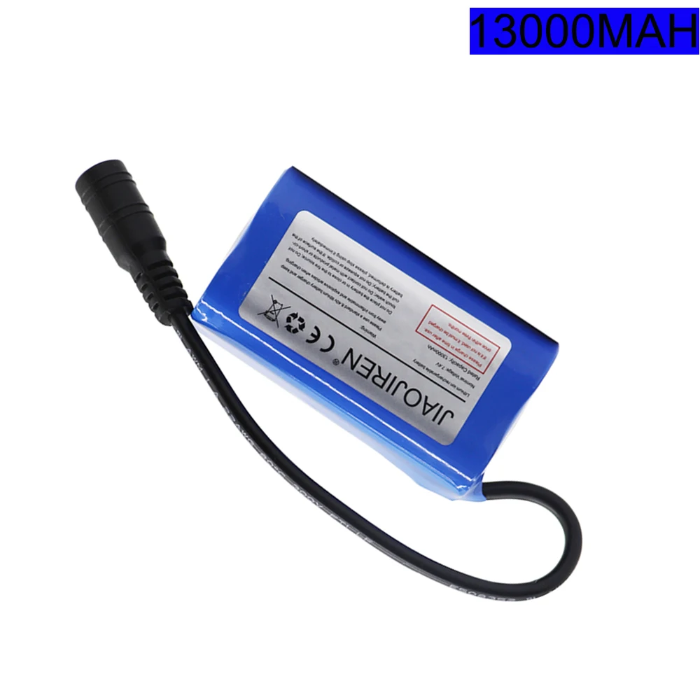 อัพเกรดแบตเตอรี่สําหรับ T188 2011-5 T888 V007 H18 C18 รีโมทคอนโทรลเหยื่อตกปลาเรืออะไหล่ 18650 2S 7.4V 13000mAh แบตเตอรี่