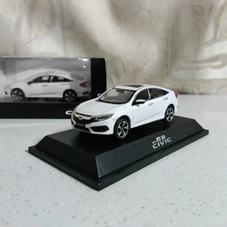 Diecast Civic Simulation Car Model Toy, Veículo Liga, Brindes de Colecionar, Lembranças, Brinquedos Meninos, Escala 1:43