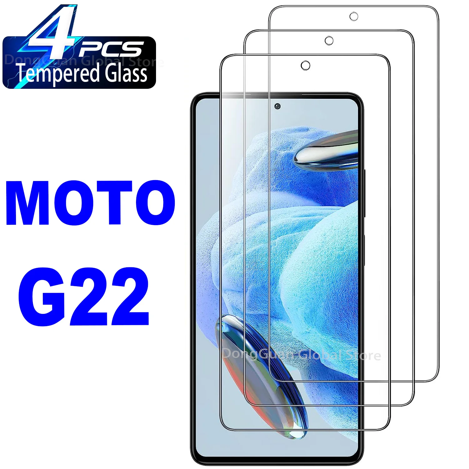 

2/4Pcs Tempered Glass For Motorola Moto G22 G52 G14 G54 G84 G31 G41 G04 G64 G04S G62 G42 G32 G82 5G Screen Protector Glass Film