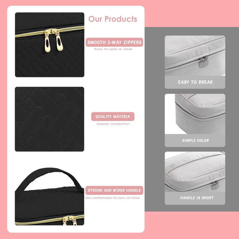 Nail Polish Storage Bag Portable Cosmetic Make Up Nail Art Care Kit Nail Care Tool Essential Oil Bag Storage Box